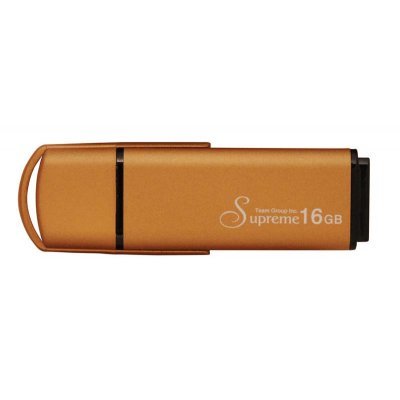  USB  16Gb TEAM Supreme U100, Metal case, Gold ()