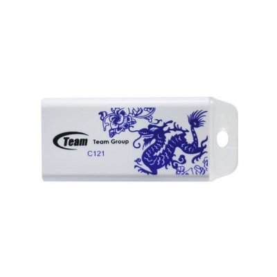  USB  08Gb TEAM C121 Drive, Blue Dragon ()