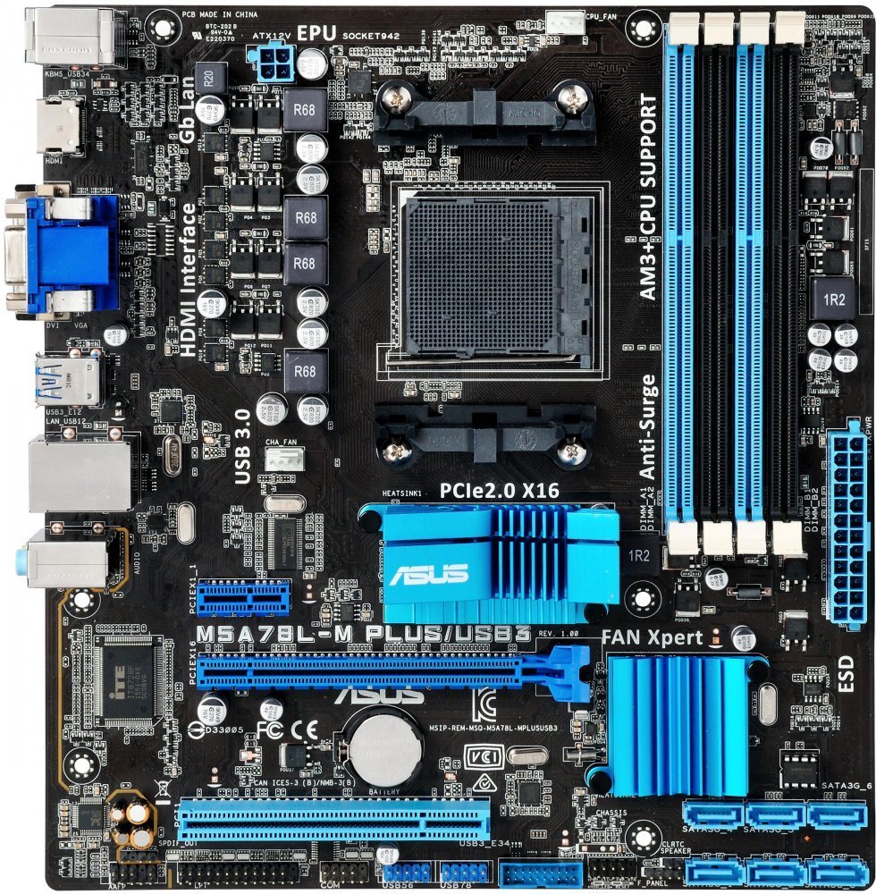 Asus M5a78l M Usb3 Treiber Windows 10 ASUS M5A78L-M/USB3 Motherboard Socket AM3 DDR3 16GB For FX-6300 FX-4200